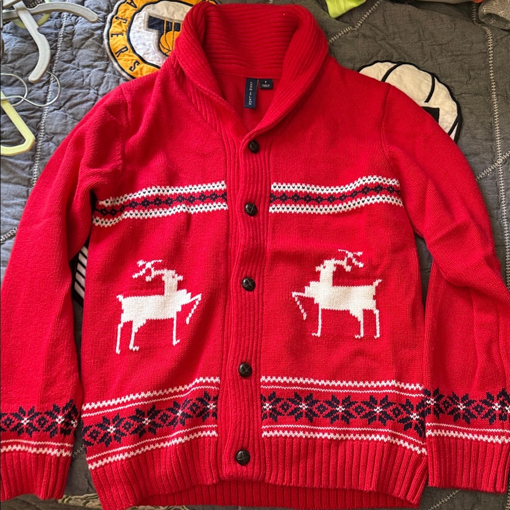 Janie and Jack Red Reindeer Kids Sweater

Christmas Holiday